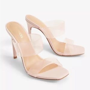 NWT❗️Express Barely There Double Banded Heels